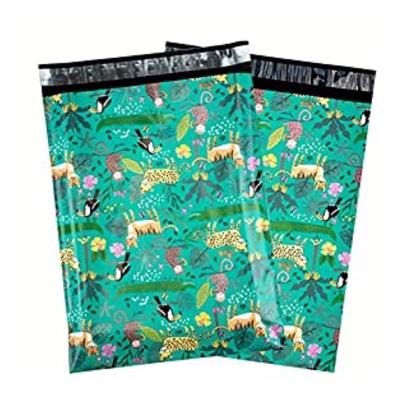 ๐๐10 Pack or ๐ป2/$20 Jungle Poly Mailers Shipping Bags Envelopes Stickers New! - Picture 2 of 2